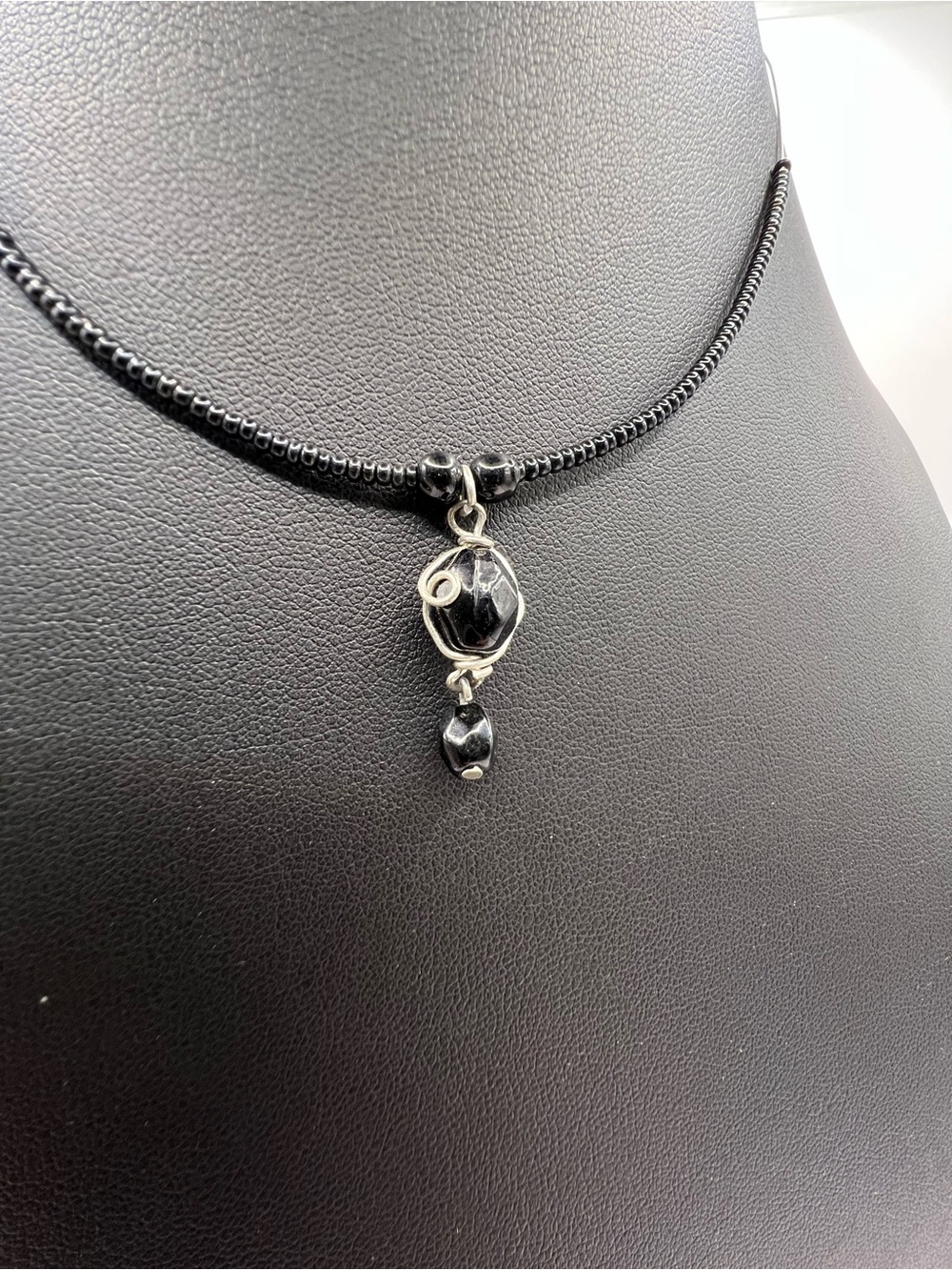 Beautiful Artisan Handmade Wire-Wrapped Pendant Necklace